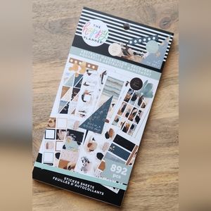 Happy Planner Abstract Watercolor Recovery Sticker Book